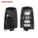 3/4 Buttons Key Case For BMW CAS4 F 3 5 7 Series E90 E92 E93 X5 F10 F20 F30 F40 Key Case Cover Smart Car Key Case Shell