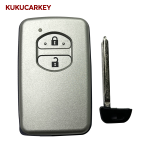 Replacement  Smart Remote White Key Shell 2/3/4 Button for Toyota 4 Runner Avalon Land Cruiser Prius Highlander Venza Prius