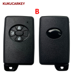 Replacement Shell 2/3/4 Buttons Smart Remote Key Fob for Toyota RAV4 Vitz Ractis Car Key Blank Case TOY48