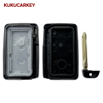 Replacement Shell 2/3/4 Buttons Smart Remote Key Fob for Toyota RAV4 Vitz Ractis Car Key Blank Case TOY48