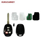 适用于丰田塔科马 / 塔科马混动版、RAV4、汉兰达、酷路泽 汽车遥控钥匙  频率:314.35MHz FSK  芯片:4D72 G/8A-H  P/N:89070-42880/04020  FCCID:HYQ12BDP