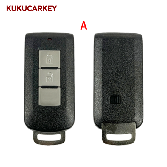 For Mitsubishi Montero Lancer Outlander Sport ASX Eclipse Cross Pajero Shogun RVR 2/3/4 Buttons Car Key Fob Shell Case Housing