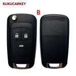 Flip Folding Remote car Key Shell For Chevrolet Cruze Epica Lova Camaro Impala 2/3/4/5 Buttons HU100 Blade