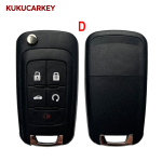 Flip Folding Remote car Key Shell For Chevrolet Cruze Epica Lova Camaro Impala 2/3/4/5 Buttons HU100 Blade