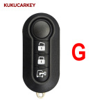For Fiat 500 Panda Punto Bravo Stilo Ducato SIP22 2/3 Buttons Filp Remote Car Key shell