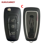 Remote Key Shell 2/3Buttons Car Case For Ford C-Max S-Max Focus Ranger Galaxy Mondeo Transit Custom Tourneo Custom HU101 Blade