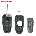 Remote Key Shell 2/3Buttons Car Case For Ford C-Max S-Max Focus Ranger Galaxy Mondeo Transit Custom Tourneo Custom HU101 Blade