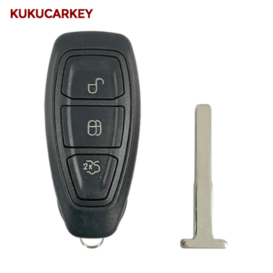 Replacement Car key Case For Ford Focus Fiesta C-Max 3 Buttons Smart Key
