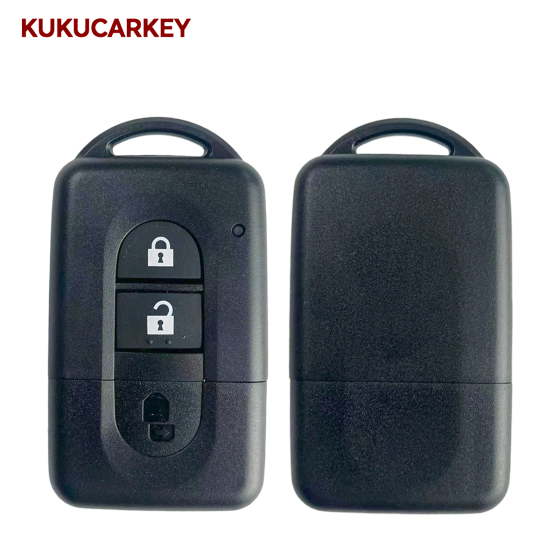 2 Buttons Smart Remote Car Key Shell Fob Fit for Nissan Micra X-Trail Note Juke Parthfinder Key Case