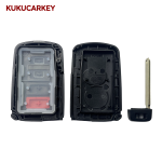 2/3/4 Buttons smart key for Toyota car remote shell with blade