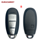 Replacement Smart key Remote Key Shell 2/3 buttons for SUZUKI SX4 Swift Vitara S-CROSS key with Emergency Key Blade
