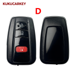 Upgrade Remote 2/3/4Buttons Car Smart Key Shell For Toyota Camry Crown Avalon  Land Cruiser Prius RAV4 Venza 4Runner Fob Case