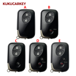 Replacement Smart Remote Key Shell Case 2/3/4 Button TOY48for Lexus ES350 IS250 IS350 RX350 GS430 GS350 LX570 RX350 GX460