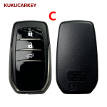 Remote Key Fob Shell Case Housing For Toyota Fortuner Prado  Land Cruiser Camry RAV4 Highlander Crown Hilux Smart Keyless 2/3/4 Buttons