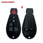 Replacement Car Key Case Shell For Jeep Chrysler Dodge