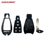 Replacement Car Key Case Shell For Jeep Chrysler Dodge