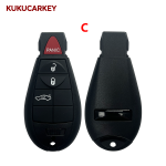 Replacement Car Key Case Shell For Jeep Chrysler Dodge