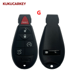 Replacement Car Key Case Shell For Jeep Chrysler Dodge